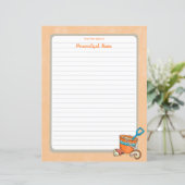 Summerbucketlist Lined Paper Sheet (Staand voorkant)