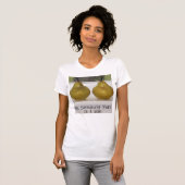 Summercrisp Pears op Ledge Art Foto Tshirt (Voorkant volledig)