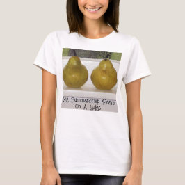 Summercrisp Pears op Ledge Art Foto Tshirt