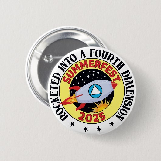 Summerfest 2025 Button - meerdere maten en vormen! (Voorkant /achterkant)