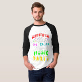 Summerfest Het heet Music Party T-shirt (Voorkant volledig)