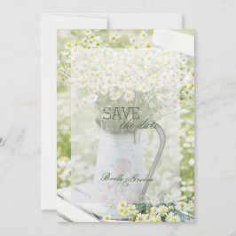 Summerfield Daisies Chamomile Flower SAVE the Date