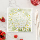 Summerfield Daisies Chamomile Flower Wedding Servet (Insitu)