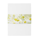 Summerfield Daisies Chamomile Flower Wedding Uitnodigingen Wikkel (Achterkant Voorbeeld)