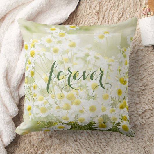 Summerfield Daisies Daisy Flower Wedding Forever Kussen (Deken)