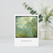 Summerfield Sky Grasses Briefkaart (Staand voorkant)