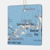 Summerland Key Florida Sjabloon keramisch sierhuis Keramisch Ornament (Links)