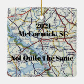 Summerland Key Florida Sjabloon keramisch sierhuis Ornament (Achterkant)