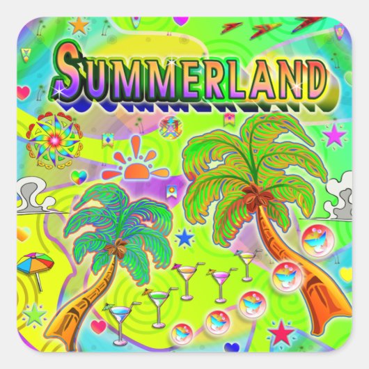 Summerland Mind Focus Sticker (Voorkant)