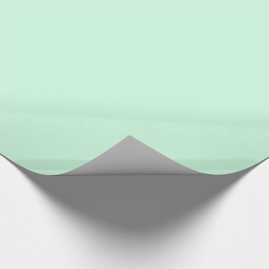 Summermint Pastel Green Mint voor Summer Gazebo Cadeaupapier (Hoek)
