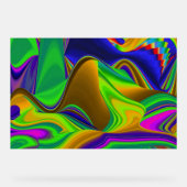 Summerrainboeg, Abstracte 3D Rainbowart Acryl Bord (Voorkant)