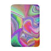 Summerrainboeg, Abstracte 3D Rainbowart Badmat (Voorkant Verticaal)