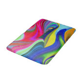 Summerrainboeg, Abstracte 3D Rainbowart Badmat (Gekanteld)