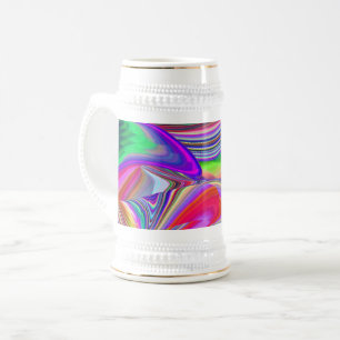 Summerrainboeg, Abstracte 3D Rainbowart Bierpul