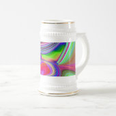 Summerrainboeg, Abstracte 3D Rainbowart Bierpul (Voorkant rechts)