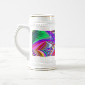 Summerrainboeg, Abstracte 3D Rainbowart Bierpul (Links)