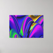 Summerrainboeg, Abstracte 3D Rainbowart Canvas Afdruk (Voorkant)