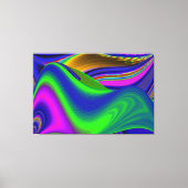 Summerrainboeg, Abstracte 3D Rainbowart Canvas Afdruk (Voorkant)