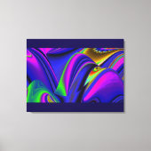 Summerrainboeg, Abstracte 3D Rainbowart Canvas Afdruk (Voorkant)
