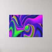 Summerrainboeg, Abstracte 3D Rainbowart Canvas Afdruk (Voorkant)