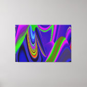 Summerrainboeg, Abstracte 3D Rainbowart Canvas Afdruk (Voorkant)