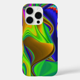 Summerrainboeg, Abstracte 3D Rainbowart iPhone 16 Pro Hoesje