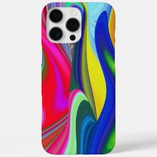 Summerrainboeg, Abstracte 3D Rainbowart iPhone 16 Pro Max Hoesje