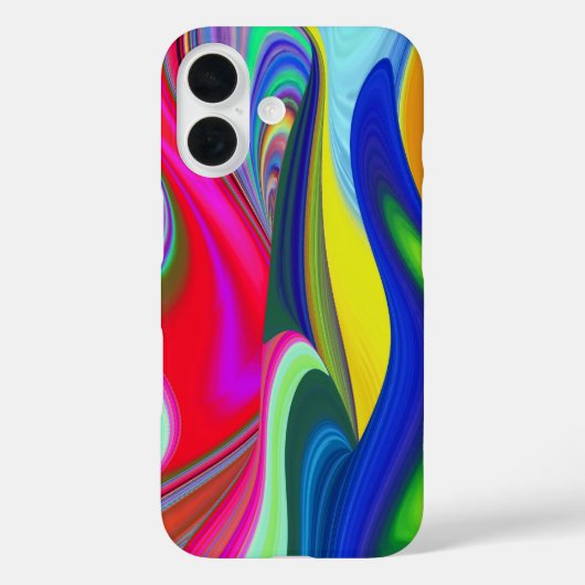 Summerrainboeg, Abstracte 3D Rainbowart Case-Mate iPhone Case (Achterkant)