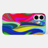 Summerrainboeg, Abstracte 3D Rainbowart Case-Mate iPhone Case (Achterkant (horizontaal))