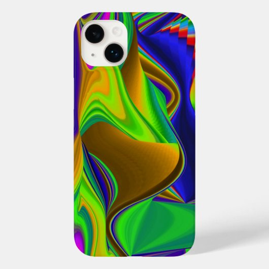 Summerrainboeg, Abstracte 3D Rainbowart Case-Mate iPhone Case (Achterkant)
