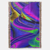 Summerrainboeg, Abstracte 3D Rainbowart Deken (Voorkant Verticaal)