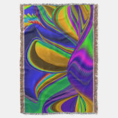 Summerrainboeg, Abstracte 3D Rainbowart Deken (Voorkant Verticaal)