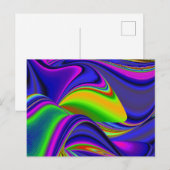 Summerrainboeg, Abstracte 3D Rainbowart Feestdagenkaart (Voorkant / Achterkant)