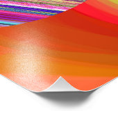 Summerrainboeg, Abstracte 3D Rainbowart Foto Afdruk (Hoek)