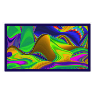 Summerrainboeg, Abstracte 3D Rainbowart Foto Afdruk