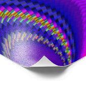 Summerrainboeg, Abstracte 3D Rainbowart Foto Afdruk (Hoek)