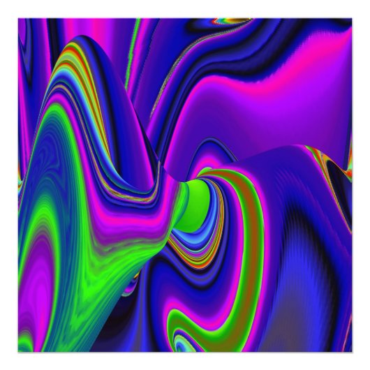 Summerrainboeg, Abstracte 3D Rainbowart Foto Afdruk (Voorkant)