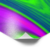 Summerrainboeg, Abstracte 3D Rainbowart Foto Afdruk (Hoek)