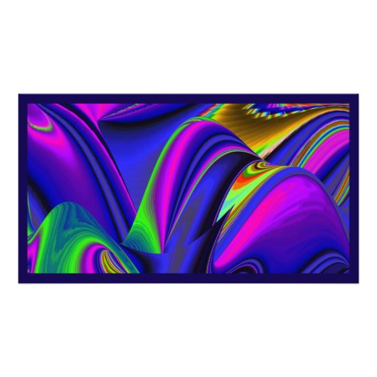 Summerrainboeg, Abstracte 3D Rainbowart Foto Afdruk (Voorkant)