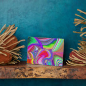 Summerrainboeg, Abstracte 3D Rainbowart Fotoplaat (Zijkant)
