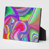 Summerrainboeg, Abstracte 3D Rainbowart Fotoplaat (Zijkant)