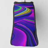 Summerrainboeg, Abstracte 3D Rainbowart Golfheadcover (Draai 90)