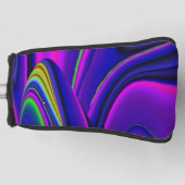 Summerrainboeg, Abstracte 3D Rainbowart Golfheadcover (Voorkant)
