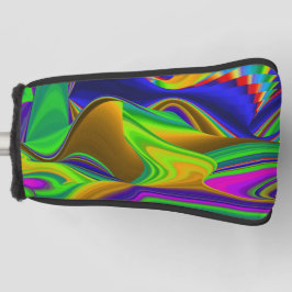 Summerrainboeg, Abstracte 3D Rainbowart Golfheadcover