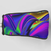 Summerrainboeg, Abstracte 3D Rainbowart Golfheadcover (Voorkant)