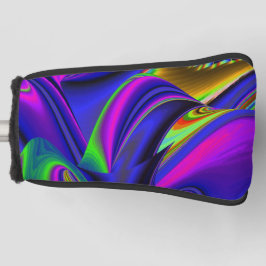 Summerrainboeg, Abstracte 3D Rainbowart Golfheadcover