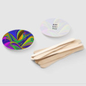 Summerrainboeg, Abstracte 3D Rainbowart Handwaaier (Niet-gemonteerd)