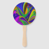 Summerrainboeg, Abstracte 3D Rainbowart Handwaaier (Voorkant)