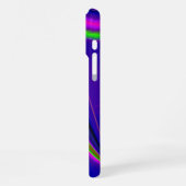 Summerrainboeg, Abstracte 3D Rainbowart iPhone Hoesje (Linkerkant)