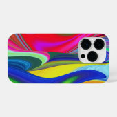 Summerrainboeg, Abstracte 3D Rainbowart iPhone Hoesje (Achterkant horizontaal)